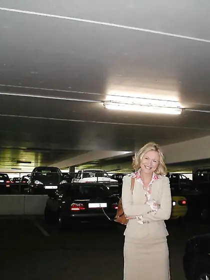 Public orgy with german mummy