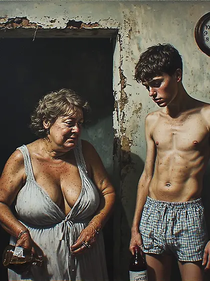 When father left the house,  Mom and I grew closer