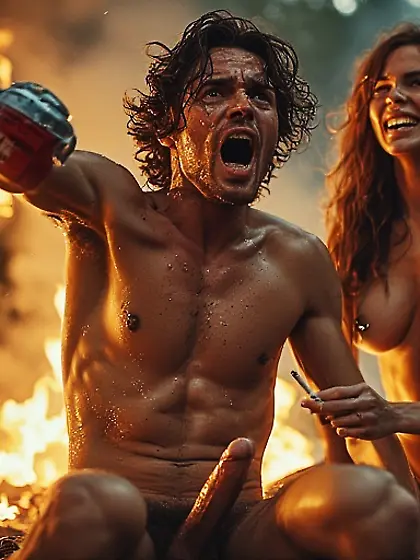 Sexy Women Lighting their Men Up!