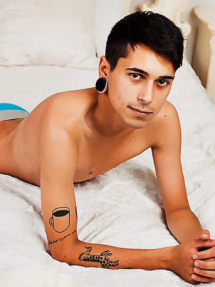 White young man playfuldavid