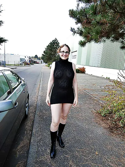 Killer Kleid im Freien