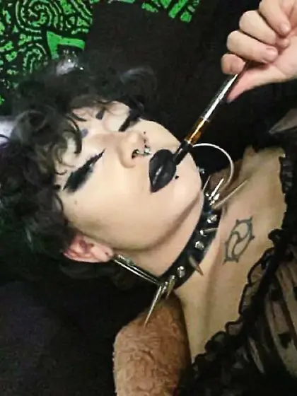 Petite amateur goth submissive slut