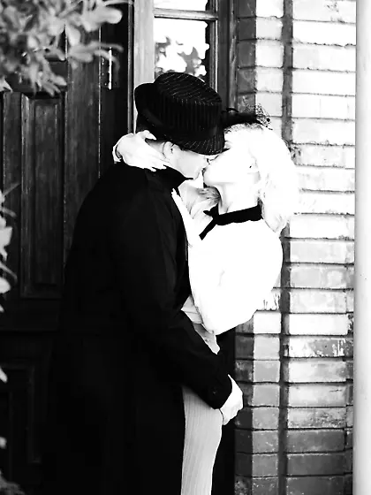 Film noir esque fucking with two really attractive people