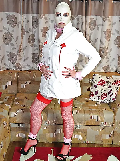 Nurse's uniform Hotsubwife
