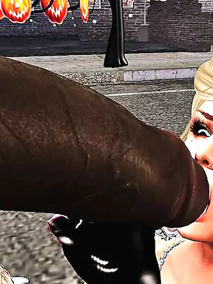 Ash-Blonde German Barbie Pummels Massive Dark-Hued Man Rod On Ca