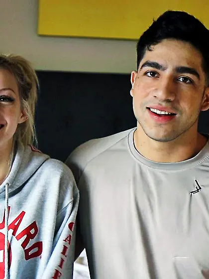 Bf fills his blonde woman’s tight hole