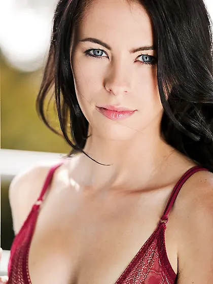 Spicy black haired slut