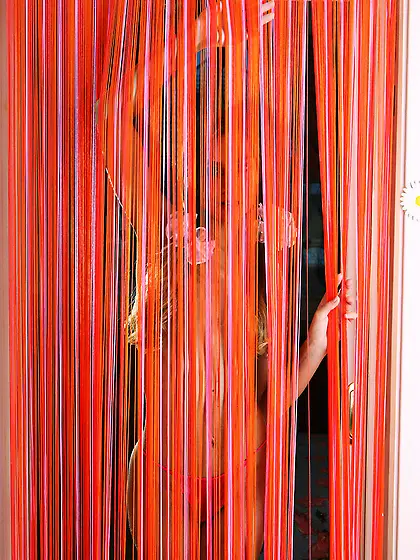 Frisky and sexy Sandra C turns a usual striptease dance into a s