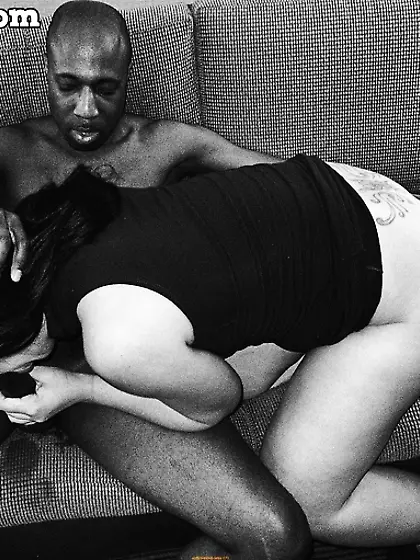 Stacked inked brunette tattoo