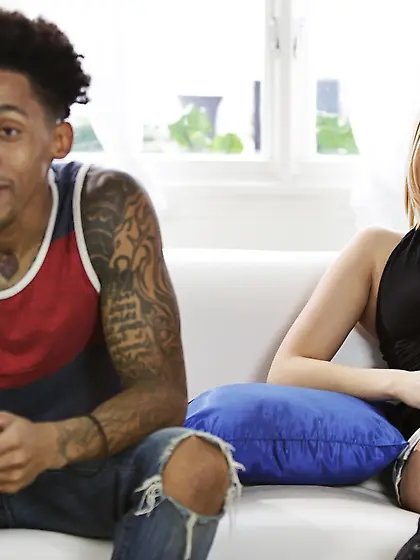 White teen Kate England takes BBC into ass till getting cum on a