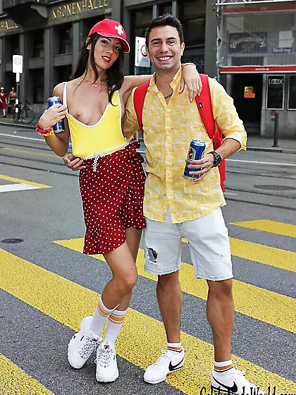 Kim and Paolo Topless