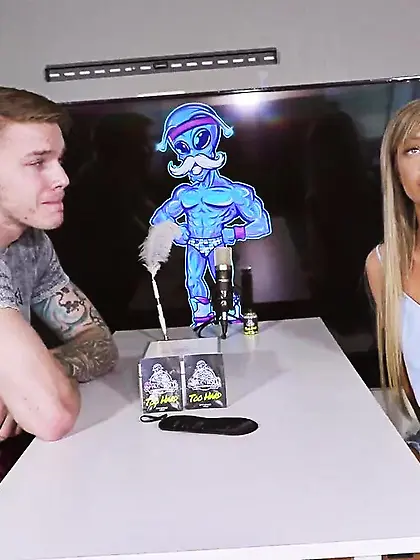 Perky tanned blonde banged by horny athletic...