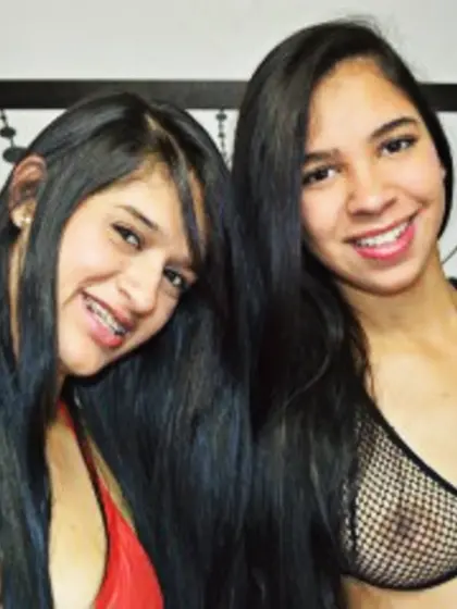 Brunette Teen Karito and Brunette Teen Lana.