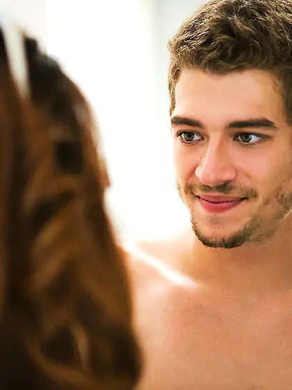 Ariella Ferrera loves caressing a cock of her boyfriend with her