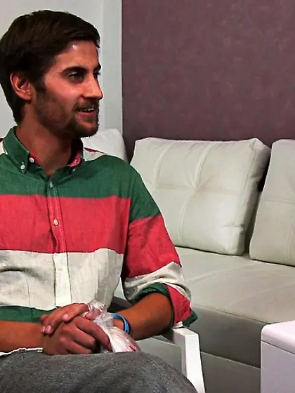 Gorgeous blonde steaming hot