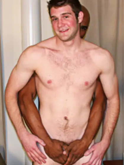 Virile men butt banging