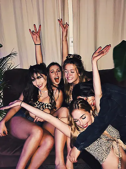 Maggie and her slutty friends