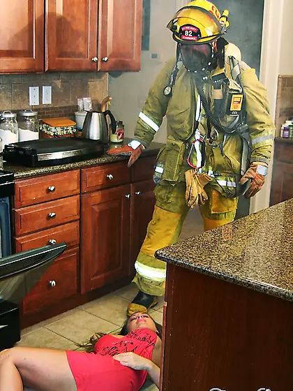 Devon Lee fucking fireman