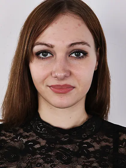 Slim dark-haired girl small