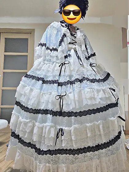 Masturbate while wearing a dress