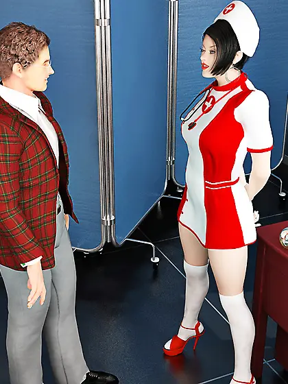 Handsome patient endlessly teased