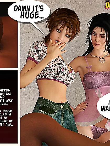 Black haired cougar strap