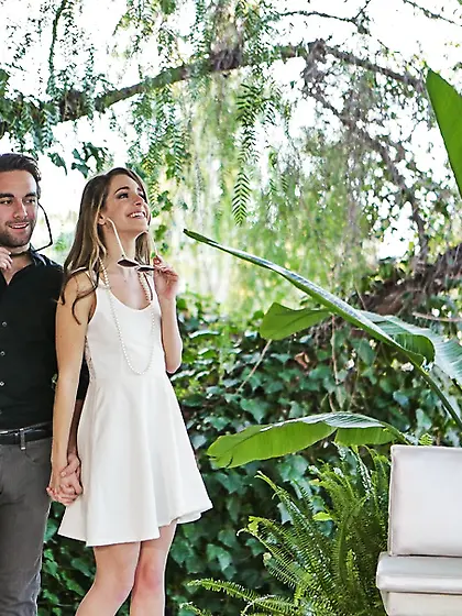 Divine blonde pearl necklace