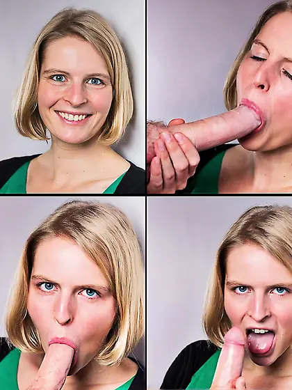 Christine blowjob collage