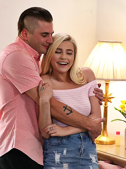 Carolina Sweets gets her tight pussy licked and fucked in variou