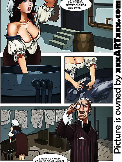 Brunette toon slut licking