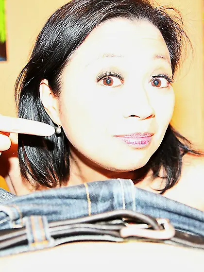 Black hair asian cream