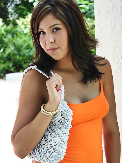 Celina Cross takes her clothes off for the camera and then gives