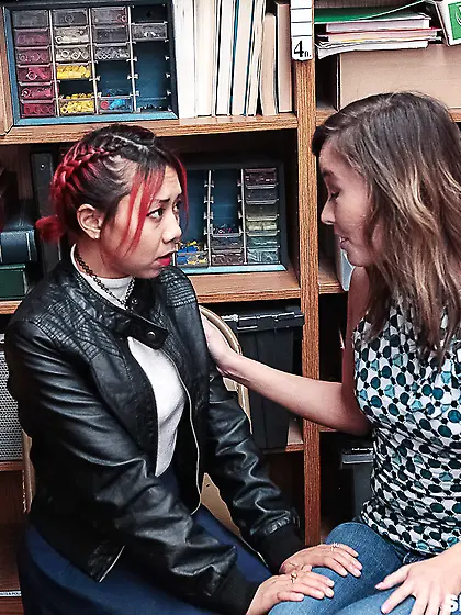 Jack Vegas takes Kimberly Chi and Christy Love in a doggystyle