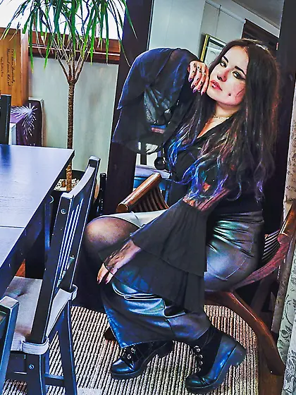 Non nude beautiful chubby goth