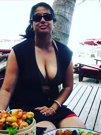Brown Desi Cleavage