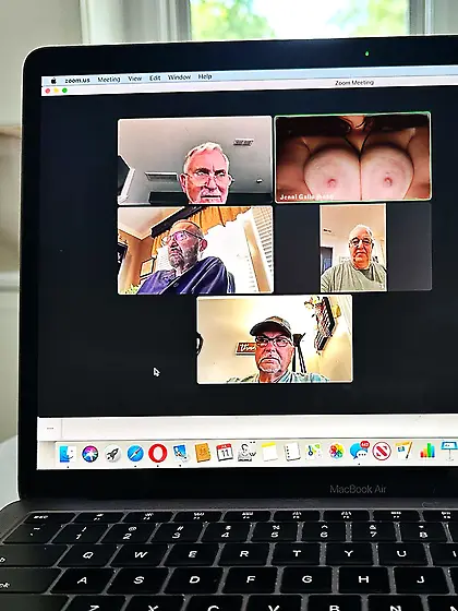 Bible study Zoom call