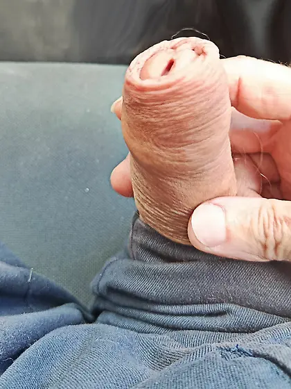 In the car, cock in sight