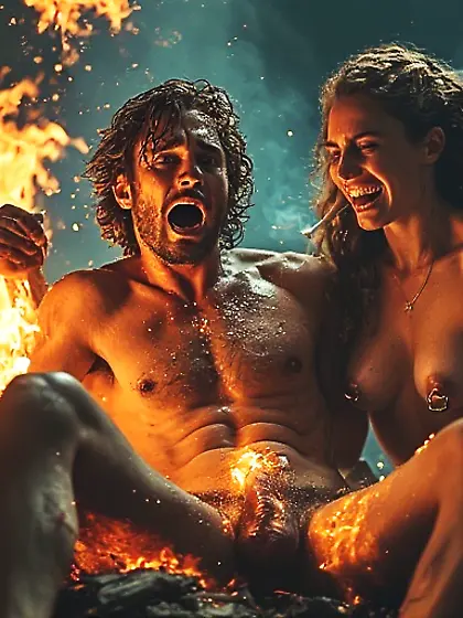 Sexy Women Lighting their Men Up!