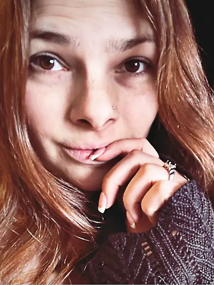 Breanna gets naked and masturbates on the GGW bus