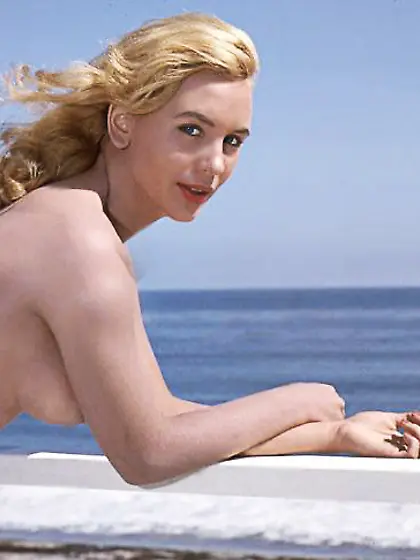 50s playboy blonde model