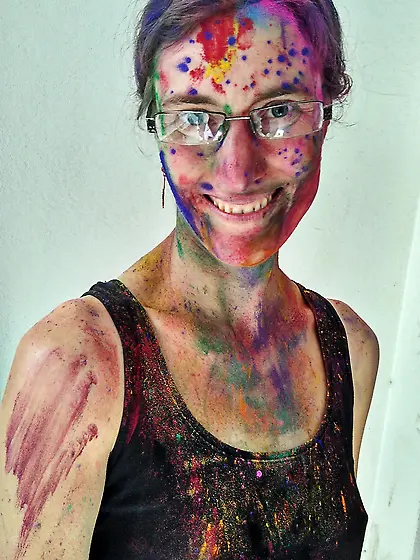 Lucie Koudelkova Czech Glasses Flatchest Student