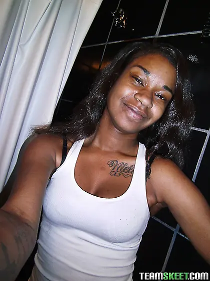 Cute black teen seduces her white stepdad to get her some money