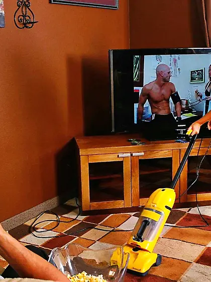 Inked leggy blonde Monique Alexander with firm tits takes cumsho