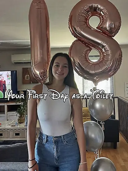 First day as a toilet