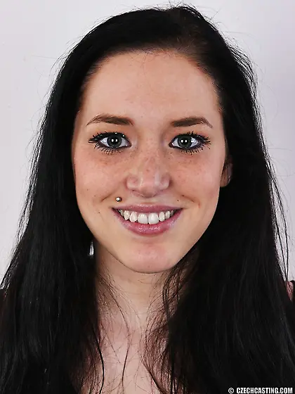 Pretty dark hair chick