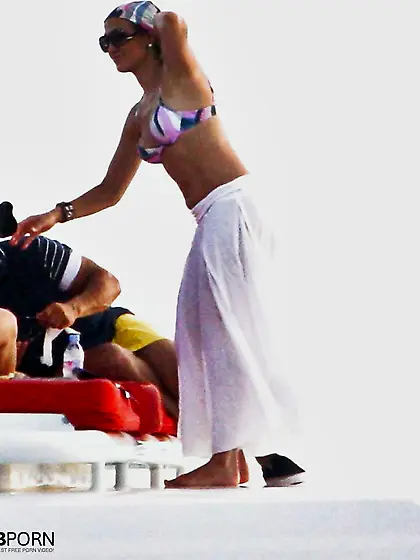 Jennifer Lopez Celebrating her bday in Miami BATHING SUIT Top