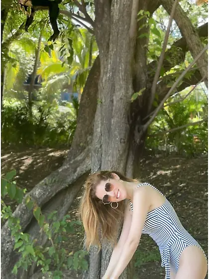 Anna Kendrick in a swimsuit