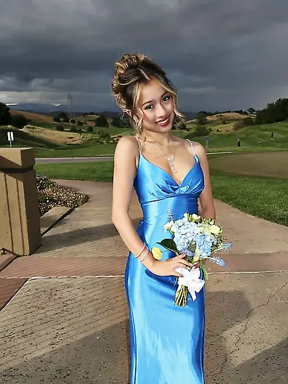 Tiny asian teen