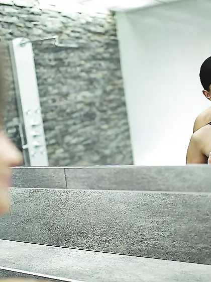 Phenomenal bombshell with big boobs Abbie Cat makes love with BF