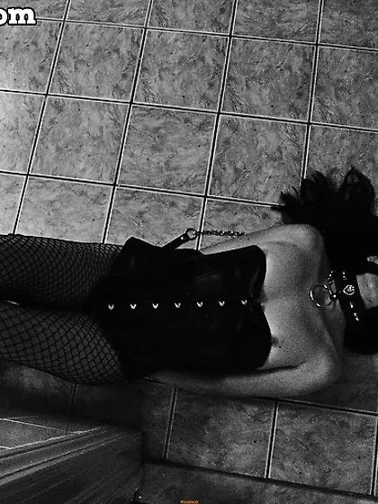 Amazing brunette girl corset